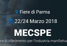 A Mecspe 2018 Spring sarà presente nell’Area Additive manufacturing