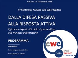 Cyber Warfare: 9^ Conferenza Annuale – Milano 12 dicembre