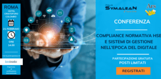 QHSE EVENTI SYMALEAN: COMPLIANCE NORMATIVA HSE E SISTEMI DI GESTIONE NELL’EPOCA DEL DIGITALE