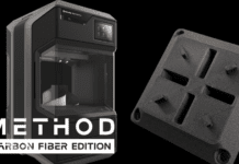 Stampa 3D: METHOD Carbon Fiber Editions stampano le alternative alle parti metalliche con elevata resistenza e precisione