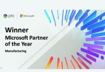 Per il secondo anno consecutivo PTC nominata Microsoft Global Manufacturing Partner of the Year