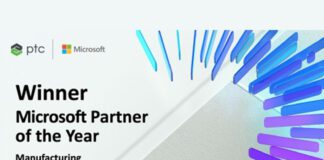 Per il secondo anno consecutivo PTC nominata Microsoft Global Manufacturing Partner of the Year