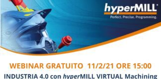 WEBINAR GRATUITO OPEN MIND. INDUSTRIA 4.0 con hyperMILL VIRTUAL Machining – Safety first!