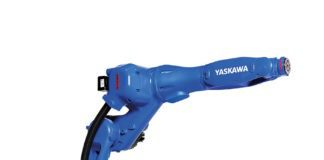 Robot per la logistica. MOTOMAN GP8L di Yaskawa