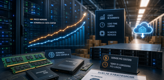 Memorie sempre più care e server difficili da trovare: l’AI cambia anche i costi dell’IT industriale