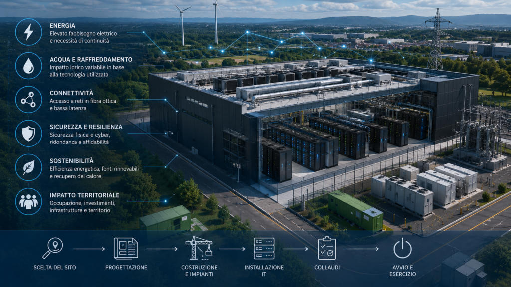 Data center sul territorio: costruzione, impatti, opportunità e criticità